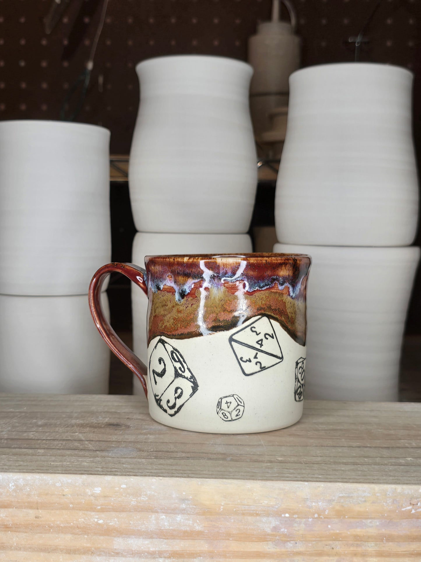 Red Velvet Dice Mug