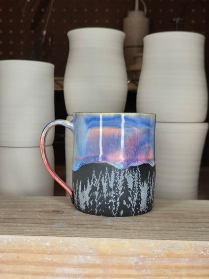 Glacial Sunrise Forrest Mug