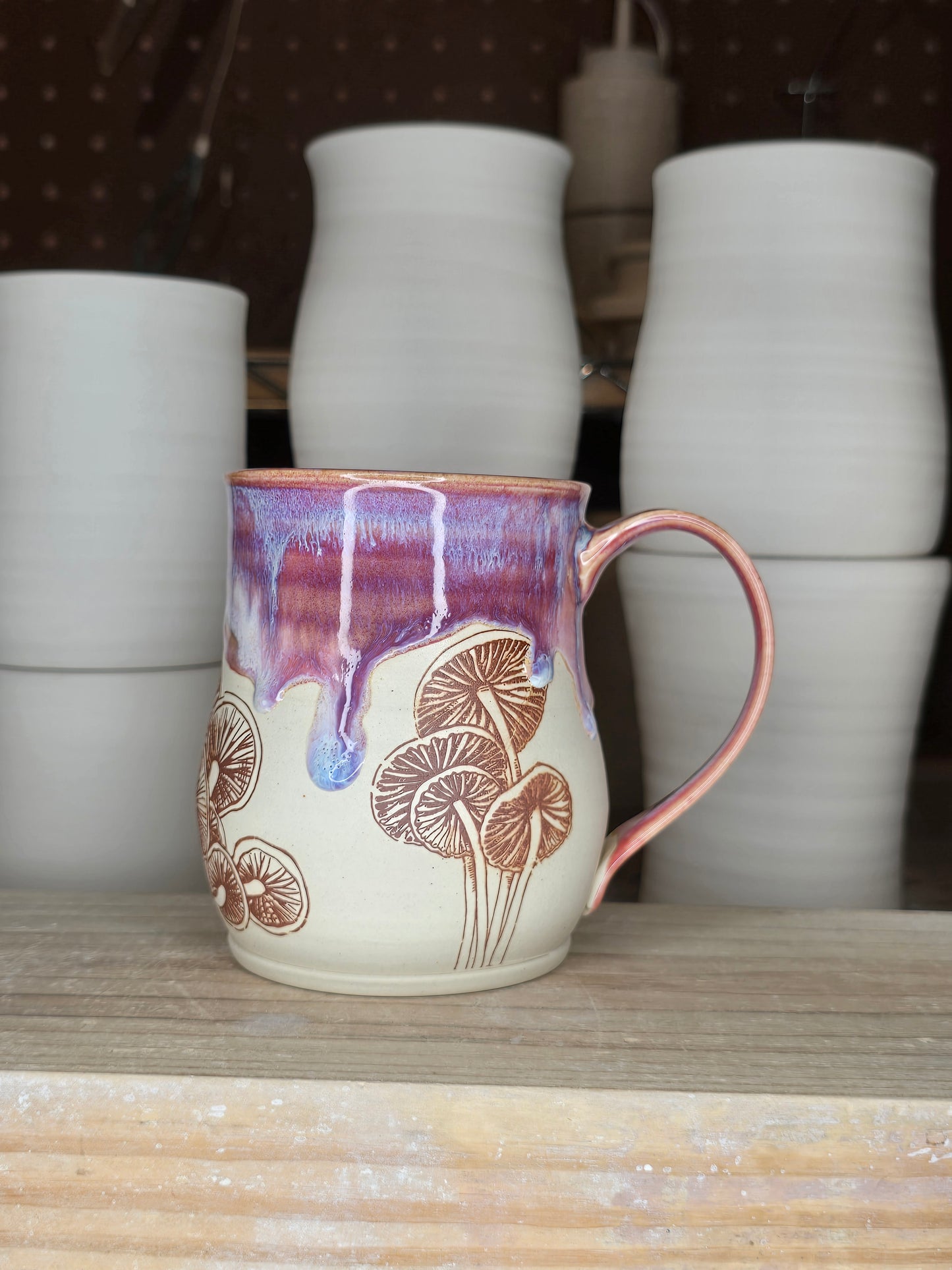 Strawberry Jam Mushroom Mug