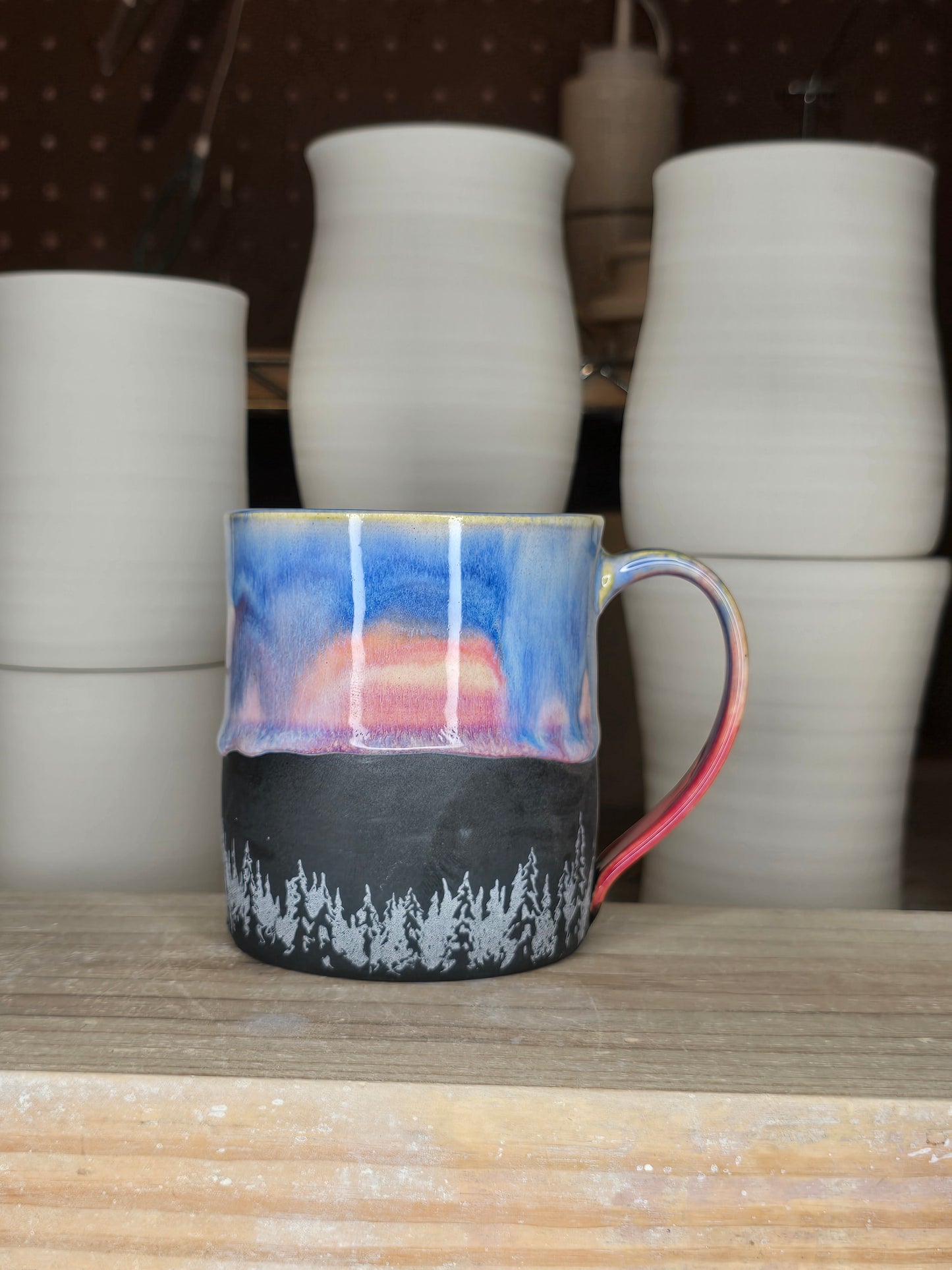 Glacial Sunrise Forrest Mug