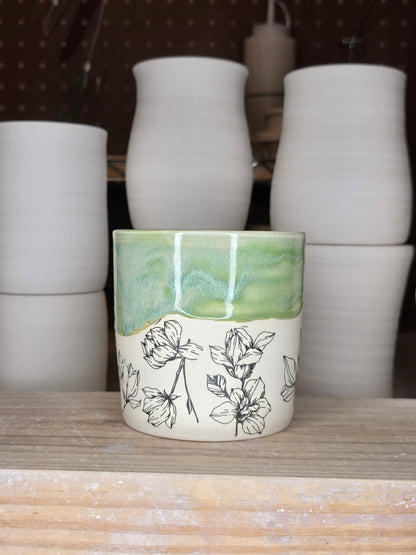 Lime Magnolia Mug