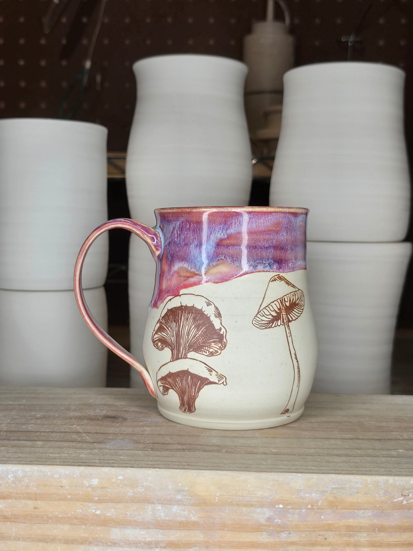 Strawberry Jam Mushroom Mug